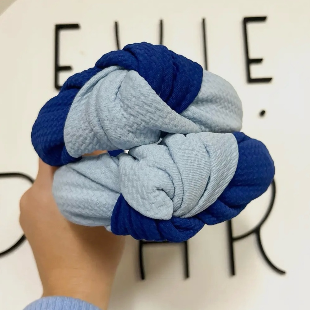 Baby blue & Royal Blue Kansas City Royals Headband